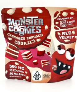 Monster Cookies Edibles red velvet
