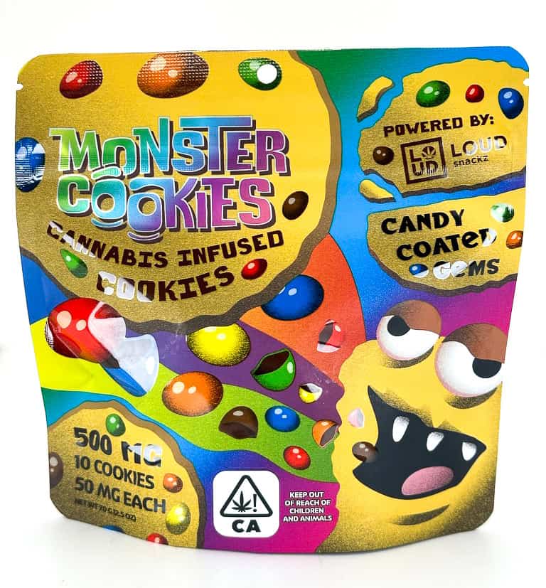 Monster Cookies Edibles candy coated gems